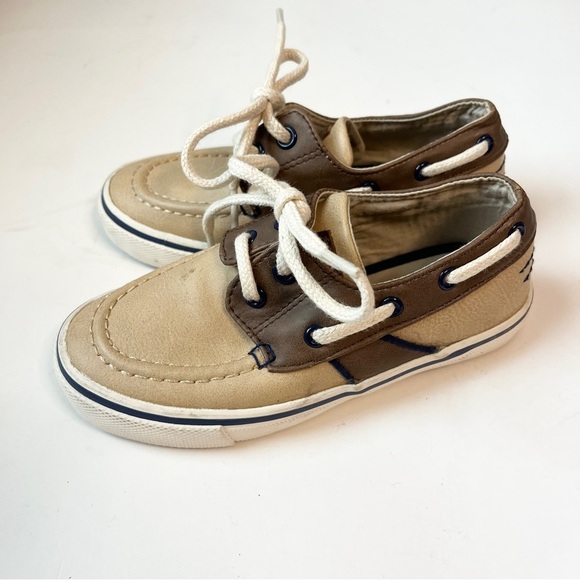 Toddler Boys Leather Boat Shoes Loafers - Picture 4 of 8